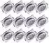 Oktaplex Lyon Einbaustrahler LED dimmbar 5W 3000K silber, 12er Set (12x17135.3K)