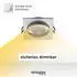 Oktaplex Lyon Einbaustrahler LED dimmbar 5W 3000K silber, 12er Set (12x17135.3K)