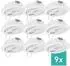 Oktaplex Dijon LED-Einbaustrahler weiß, dimmbar, 5W 3000K 380lm