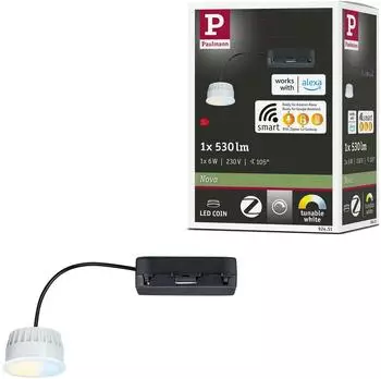 Paulmann LED Coin Einbauleuchte Zigbee Tunable White 6W 530lm (92451)