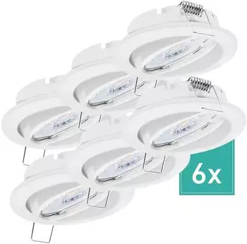 Oktaplex Dijon LED-Einbaustrahler wei&szlig;, dimmbar, 5W 3000K (Dijon)