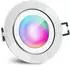 SSC-LUXon RW-2 Einbauspot rund flach Smart RGBW IP44 WLAN, silber (RW-2)