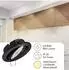 Oktaplex Dijon LED-Einbaustrahler schwenkbar, schwarz, 4000K, 4,8W, 380lm