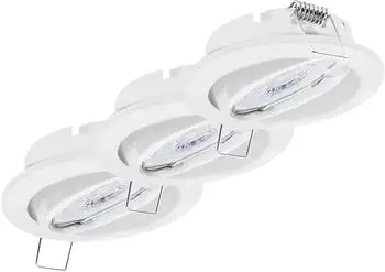 Oktaplex Dijon LED Einbaustrahler schwenkbar, wei&szlig;, 4000K, 4,8W, 380lm
