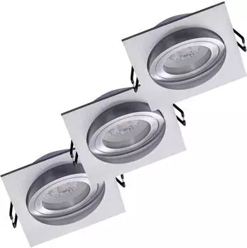 Oktaplex Lyon LED-Einbaustrahler Aluminium warmwei&szlig; 3000K 4,8W dimmbar schwenkbar