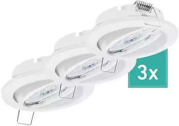 Oktaplex Dijon LED-Einbaustrahler wei&szlig;, dimmbar, 4000K, 4,9W, 370lm