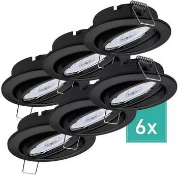 Oktaplex Dijon LED Einbaustrahler schwarz, dimmbar, 4,9W 4000K (Dijon)