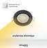 Oktaplex Dijon LED Einbaustrahler schwarz, dimmbar, 4,9W 4000K (Dijon)