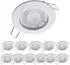 Oktaplex Sedan LED-Einbaustrahler rund, weiß, warmweiß 3000K, 4,8W, 380lm