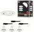 Paulmann Nova Plus Flat LED-Einbauleuchte GU10 3x4,9W 93mm 3x550lm Weiß matt