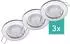 Oktaplex Sedan LED Einbaustrahler rund chrom dimmbar 2700K 4,8W (Sedan)