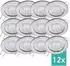 Oktaplex Sedan LED-Einbaustrahler rund, gebürsteter Edelstahl, dimmbar, warmweiß 2700K 4,9W 370lm 230V