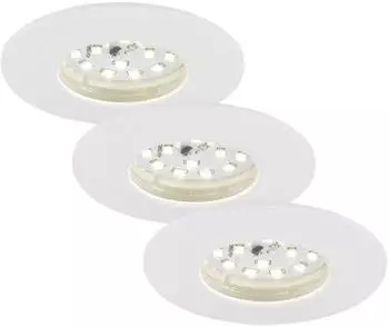 Briloner LED Einbauleuchten wei&szlig; 3er-Set 3xLED-Modul/5,5W (7232-036)