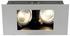 SLV INDI REC 2S Einbauleuchte LED GU10 70W Silber-Grau