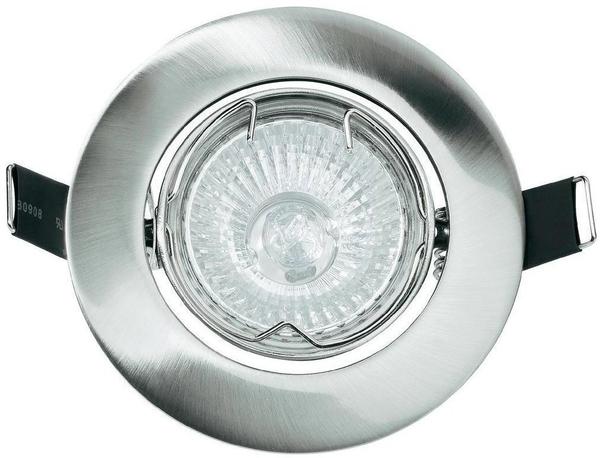 Basetech Einbauleuchte Halogen GU10 35 W Chrom (gebürstet)