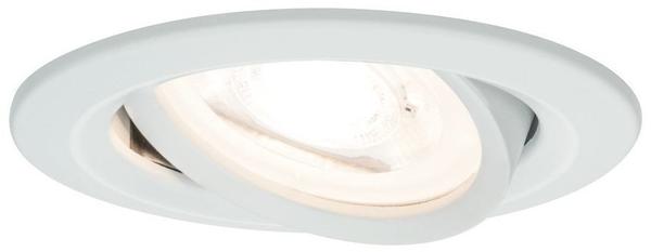Paulmann LED Einbaustrahler Nova dimmbar rund GU10 3x7W Weiß matt schwenkbar (93605)