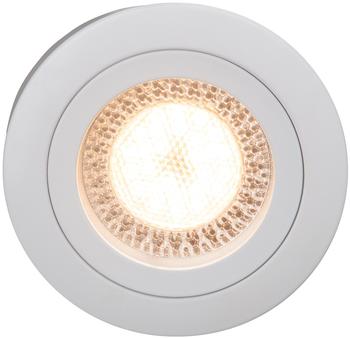 Brilliant Easy Clip LED Einbauleuchte, Weiß, Rund