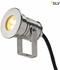 SLV DASAR PROJEKTOR Outdoor Strahler, LED, 3000K, IP68, edelstahl 316