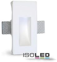IsoLED 112167 Gips-Wand-Einbauleuchte, l&auml;nglich, MR11/GU4, kleine Bauform