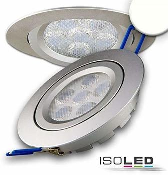 Fiai IsoLED LED Einbaustrahler silber rund flach 15W 950lm 72° NW dimmbar EEK: A+