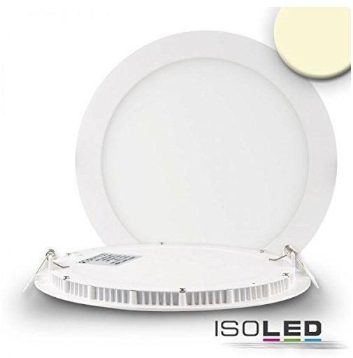 Isoled LED Downlight ultra flach weiß, dimmbar, 18W warmweiß