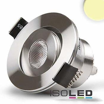 ISOLED-N LED Einbaustrahler, 3W, 45, rund, Alu-geb., warmweiß