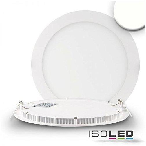 ISOLED-N LED Downlight ultra flach, rund, weiß, 18W, neutralweiß