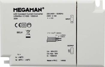 Megaman LED Treib. DC36V-25W-C700mA f. RICO 25W