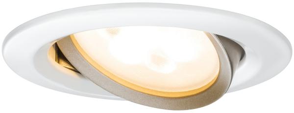 Paulmann LED Nova rund 5W GU10 Weiß 3er Set