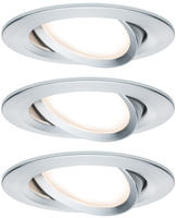 Paulmann LED Einbauleuchte 3-Step-Dim Nova Coin 3-Step-Dim Basisset schwenkbar ...