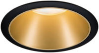 Paulmann 93403, Paulmann 93403 Cole Coin Einbauleuchte LED 6W Schwarz, Gold