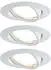 weiß (934.23): Paulmann LED Base rund Set 3x5W Coin