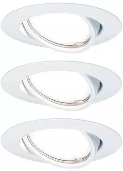Paulmann LED Base rund 3x5W Coin schwenkbar Stufendimmer weiß (934.27) Paulmann LED Base rund 3x5W Coin schwenkbar Stufendimmer weiß (934.27)