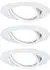 weiß (934.27): Paulmann LED Base rund 3x5W Coin schwenkbar Stufendimmer