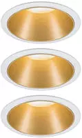 Paulmann 93406, Paulmann 93406 Cole Coin Einbauleuchte 3er Set LED 6.50W Wei&szlig;,...