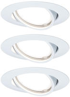 Paulmann 93422, Paulmann 93422 Base Einbauleuchte 3er Set LED GU10 15W Wei&szlig;