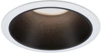 Paulmann 93401, Paulmann 93401 Cole Coin Einbauleuchte LED 6W Wei&szlig;, Schwarz