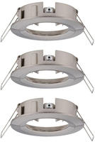 PAULMANN Einbauleuchte Choose Basisset starr IP44 rund 78mm max. 3x10W dimmbar Eisen