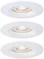 Paulmann 94299, Paulmann 94299 EBL Nova mini Coin LED-Einbauleuchte 3er Set 4W Wei&szlig;