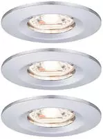 Paulmann 94303, Paulmann 94303 EBL Nova mini Coin LED-Einbauleuchte 3er Set 4W Chrom