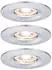 Chrom (943.03): Paulmann LED Nova Mini starr IP44 3x4W 2700K