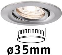 Paulmann 94294, Paulmann 94294 EBL Nova mini Coin LED-Einbauleuchte 4W Eisen