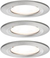 Paulmann LED Einbauleuchte 3-Step-Dim Nova Basisset starr IP44 rund 78mm GU10...