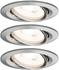 Paulmann LED Reflector Coin 6,8W Eisen 3er-Set dimmbar (939.44)