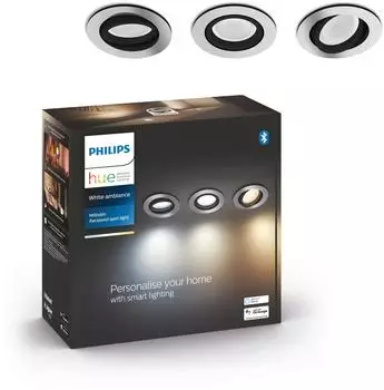 Philips Hue White Ambience Milliskin wei&szlig; Dreierpack (929003045001)