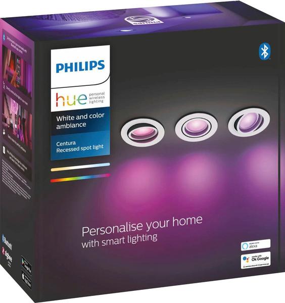 Philips Hue White & Color Ambience Centura weiß Dreierpack (929003045201)