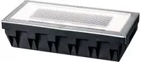 Paulmann 93775, Paulmann 93775 Box Solar-Einbauleuchte 0.6W Warmwei&szlig; Edelstahl, Klar