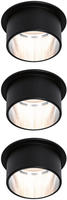 Paulmann 93383, Paulmann 93383 LED-Einbauleuchte 19.5W Schwarz, Eisen