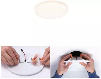 Paulmann Panel Veluna VariFit IP44 rund 75mm 4,5W 3.000K Satin (92387)