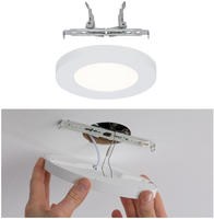 Paulmann LED Einbauleuchte "LED Einbaupanel Cover-it rund 3.000K Wei&szlig; matt" 1 Stk.